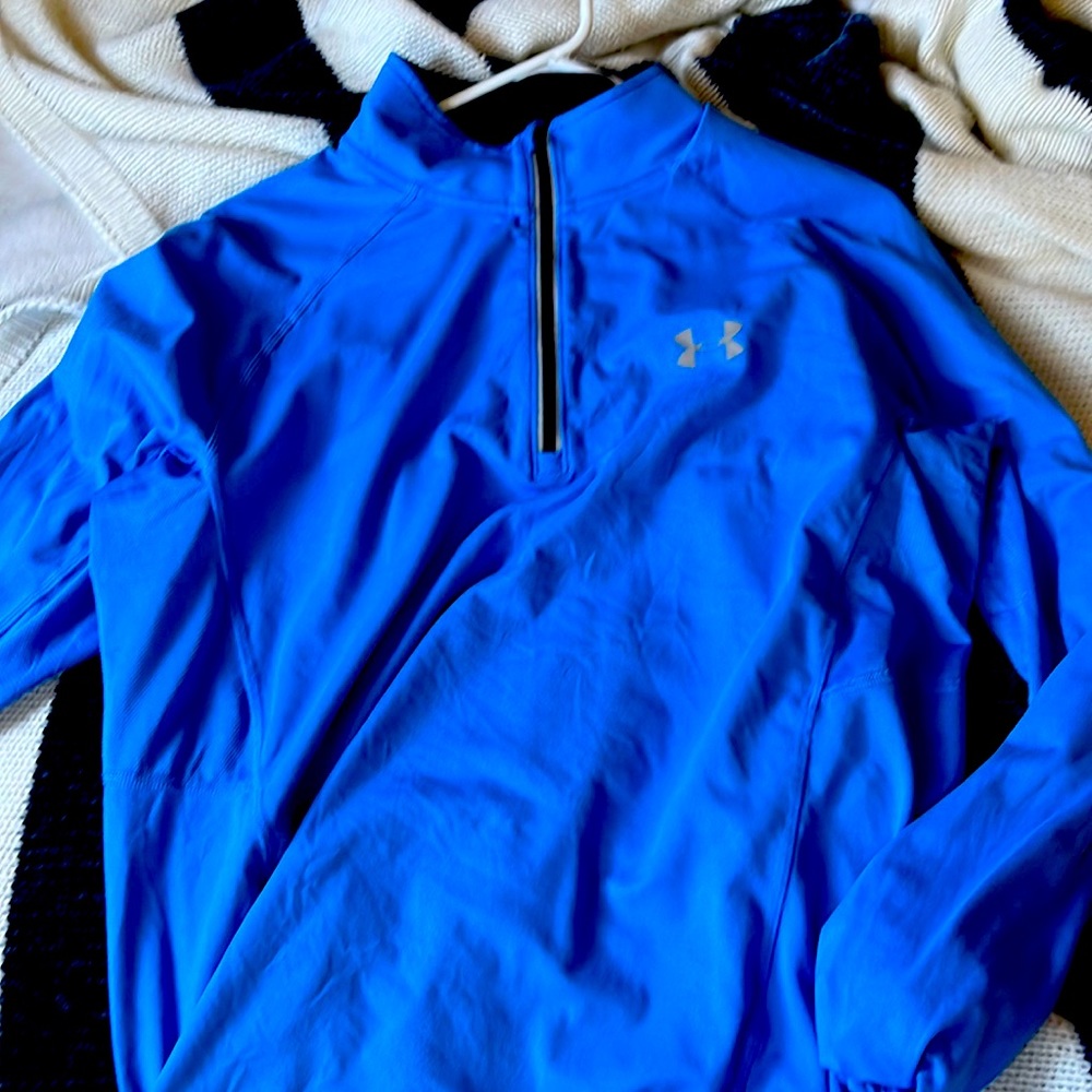 Under Armor Mens Large  1/3 Zip Long Sleeve